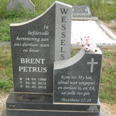 WESSELS Brent Petrus 1980-2012
