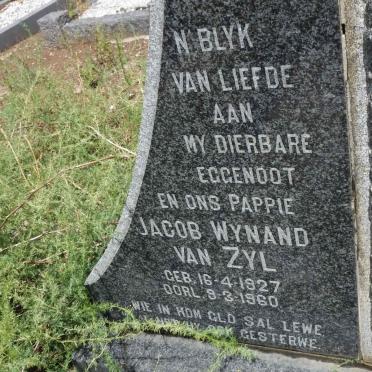 ZYL Jacob Wynand, van 1927-1960