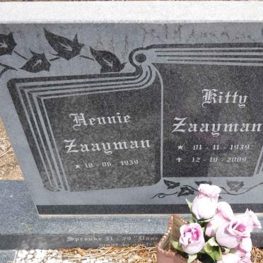 ZAAYMAN Hennie 1939- &amp; Kitty 1939-2009