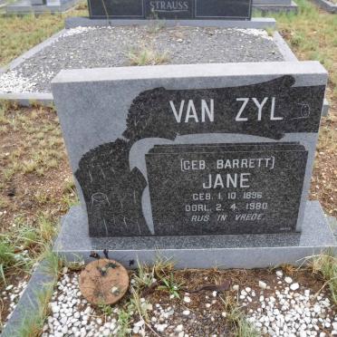 ZYL Jane, van nee BARRETT 1896-1980