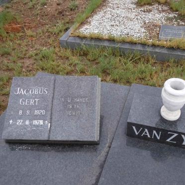 ZYL Jacobus Gert 1920-1978, van &amp; Anna M.C. 1926-2014