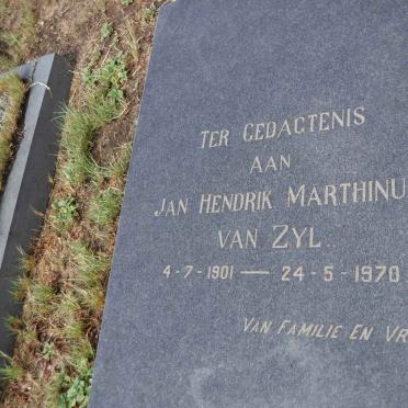 ZYL Jan Hendrik Marthinus, van 1901-1970
