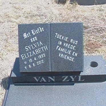 ZYL Sylvia Elizabeth, van 1933-2012