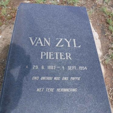 ZYL Pieter, van 1887-1954