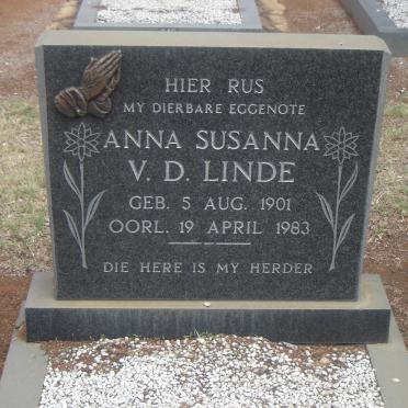 LINDE Anna Susanna, v.d.  1901-1983