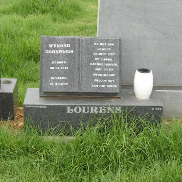 LOURENS Wynand Cornelius 1946-2006