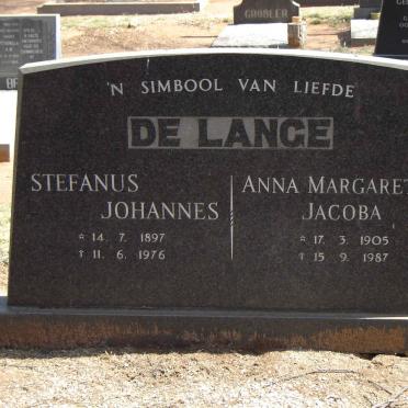 LANGE Stefanus Johannes DE.
