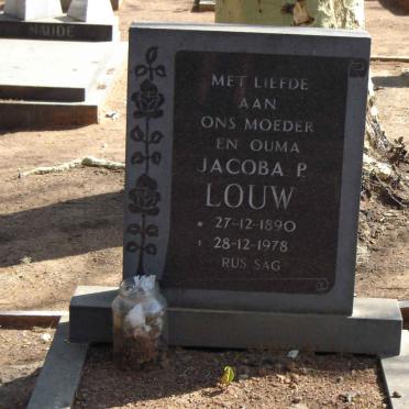 LOUW Jacoba P.