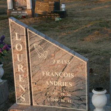 LOURENS Francois Andries 1935-2009