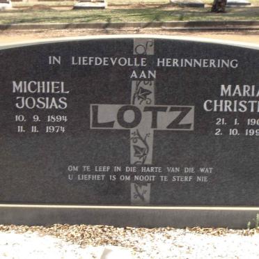 LOTZ Michiel Josias.