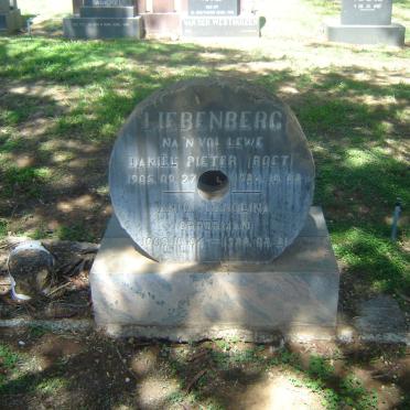 LIEBENBERG Daniel Pieter 1906-1986 &amp; Anna Carolina OPPERMAN 1905-1988