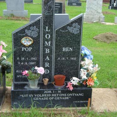LOMBARD Pop 1942-2007  &amp; Ben 1933-