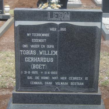 LERM Tobias Willem Gerhardus 1925-1983