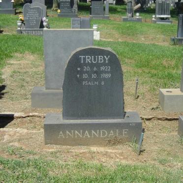 ANNANDALE Truby 1922-1989