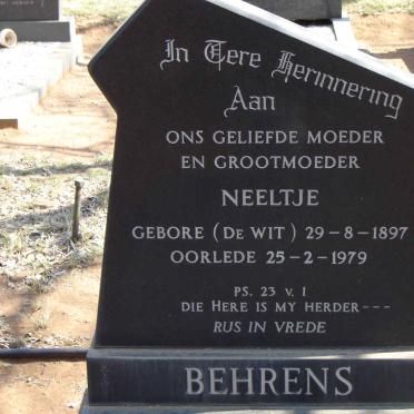 BEHRENS Neeltje