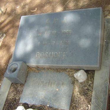 BOSHOFF L.P.A.  1885-1981