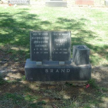 BRAND Everhardus Johannes Jacobus 1912-1988 &amp; Johanna Maria 1916-1988