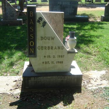 BASSON Douw Gerbrand 1937-1985