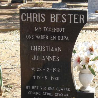 BESTER Christiaan Johannes