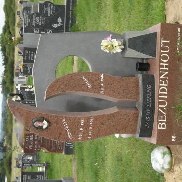 BEZUIDENHOUT Henriette 1951-2001 &amp; Johan 1946-