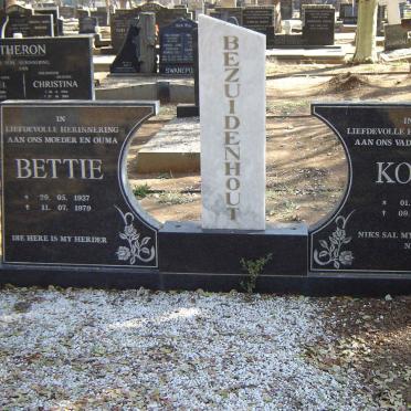 BEZUIDENHOUT Bettie