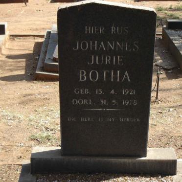 BOTHA Johannes Jurie