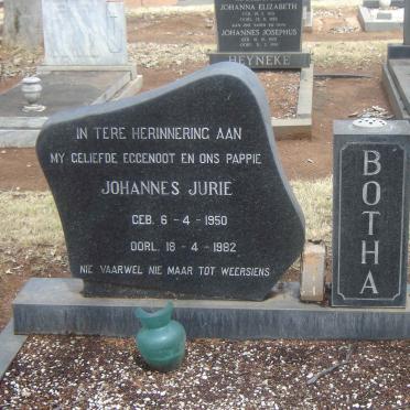 BOTHA Johannes Jurie 1950-1982