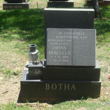 BOTHA Frans Hercules 1929-1994