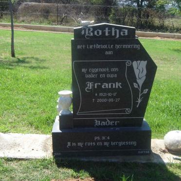 BOTHA Frank 1921-2000