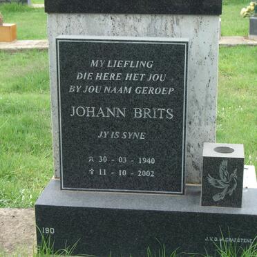 BRITS Johann 1940-2002