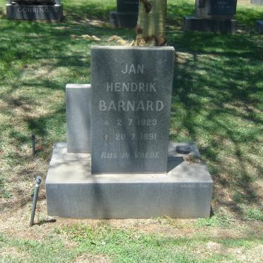 BARNARD Jan Hendrik 1923-1991