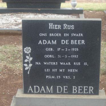 BEER Adam, de 1925-1982
