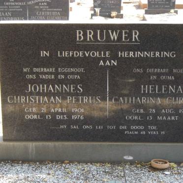 BRUWER Johannes Christiaan Petrus