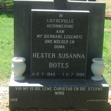 BOTES Hester Susanna 1946-1998