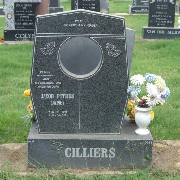 CILLIERS Jacob Petrus 1908-2001
