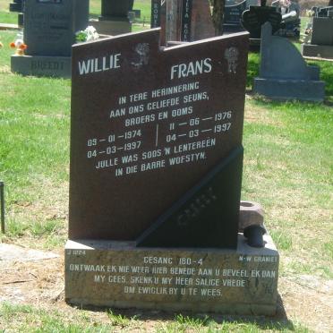 CALITZ Willie 1974-1997 :: CALITZ Frans 1976-1997