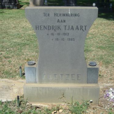 COETZEE Hendrik Tjaart 1913-1985