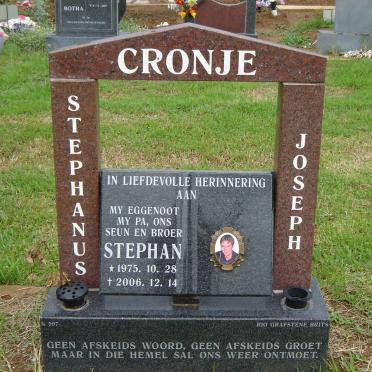 CRONJE Stephanus Joseph 1975-2006