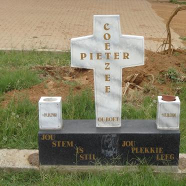 COETZEE Pieter 1980-2000