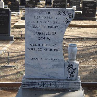 CRONJE Cornelius Douw