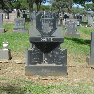 COLLINS Lourens Marthinus 1912-1989