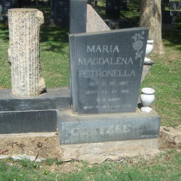 COETZEE Maria Magdalena Petronella 1927-1985