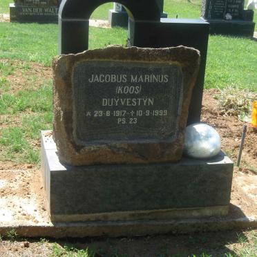 DUÿVESTEÿN Jacobus Marius 1917-1999
