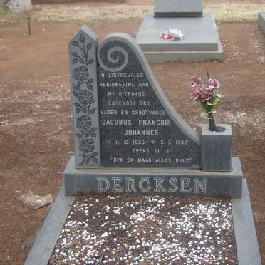 DERCKSEN Jacobus Francois Johannes 1929-1982