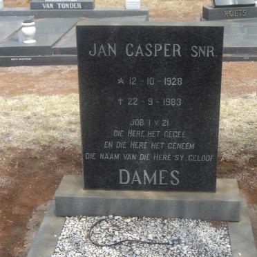 DAMES Jan Casper 1928-1983