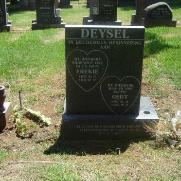 DEYSEL Frekie 1927-1991 :: DEYSEL Gert 1961-2004