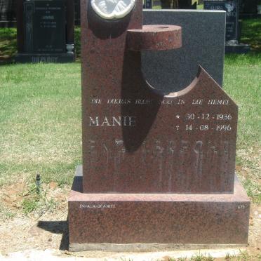 ENGELBRECHT Manie 1936-1996