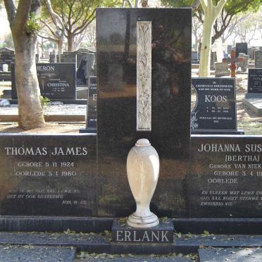 ERLANK Thomas James.