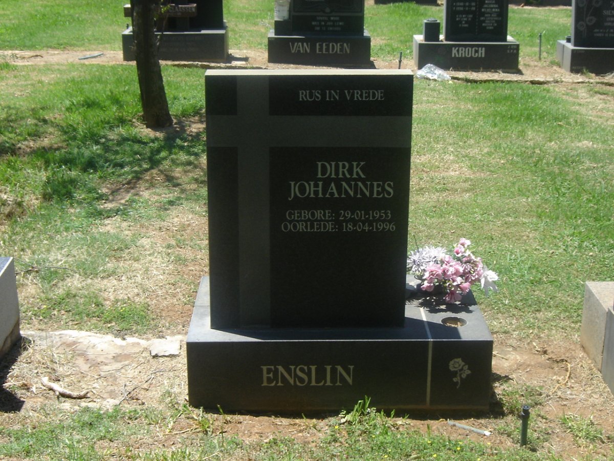 ENSLIN Dirk Johannes 1953-1996