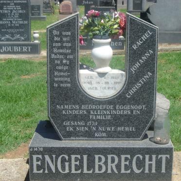 ENGELBRECHT Rachel Johanna Christina nee FOURIE 1944-1991